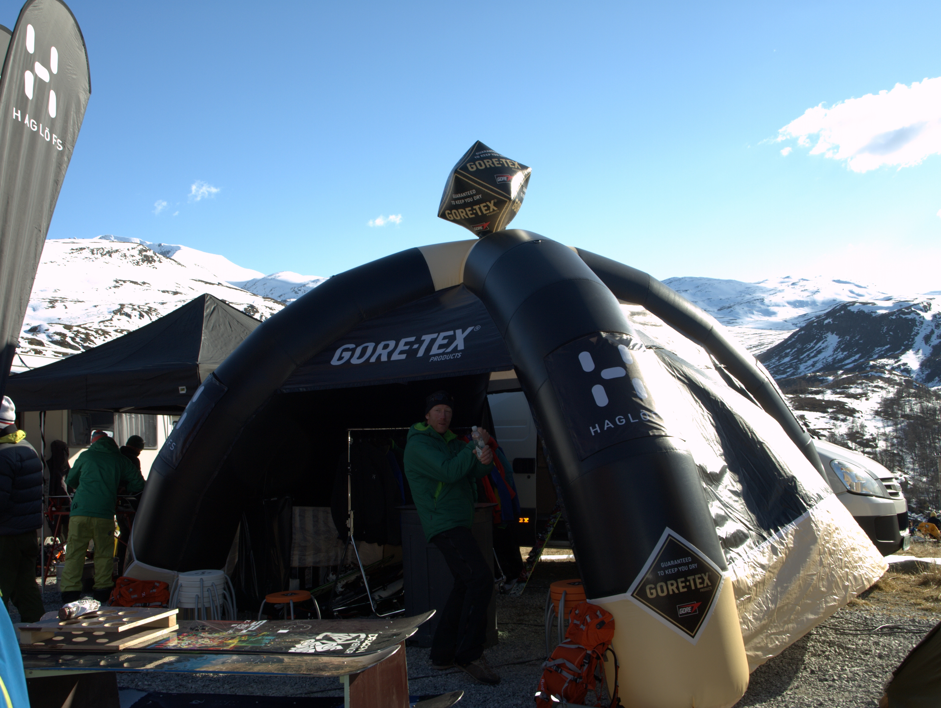 Goretex BiVac tält vid event i Norge 4# Promotion Partner Goretex BiVac tält vid event i Norge 4# Promotion Partner